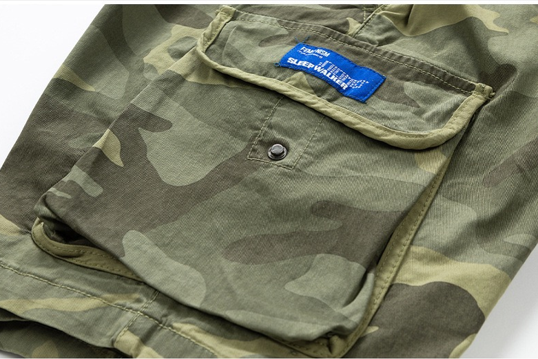 Men's Cotton Cargo Shorts for Summer
