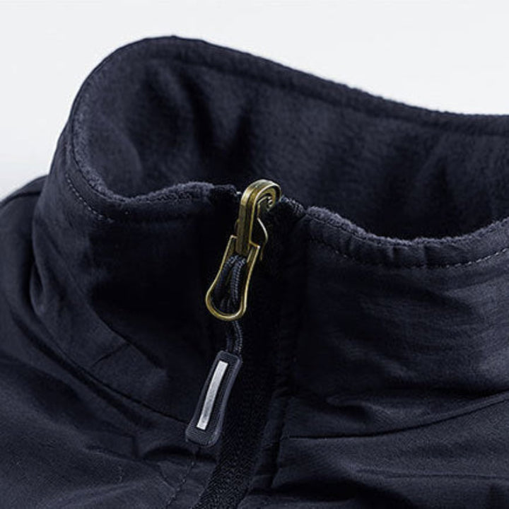 Men Fall Winter Reversible Fleece Lined Vest