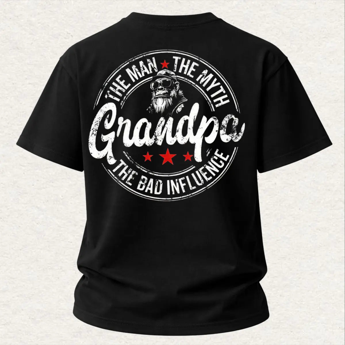 The Man, The Myth, The Legend Printed Unisex Oversized T-shirt