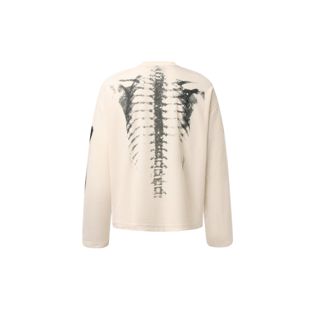 Skeleton X-Ray Print Sweatshirt