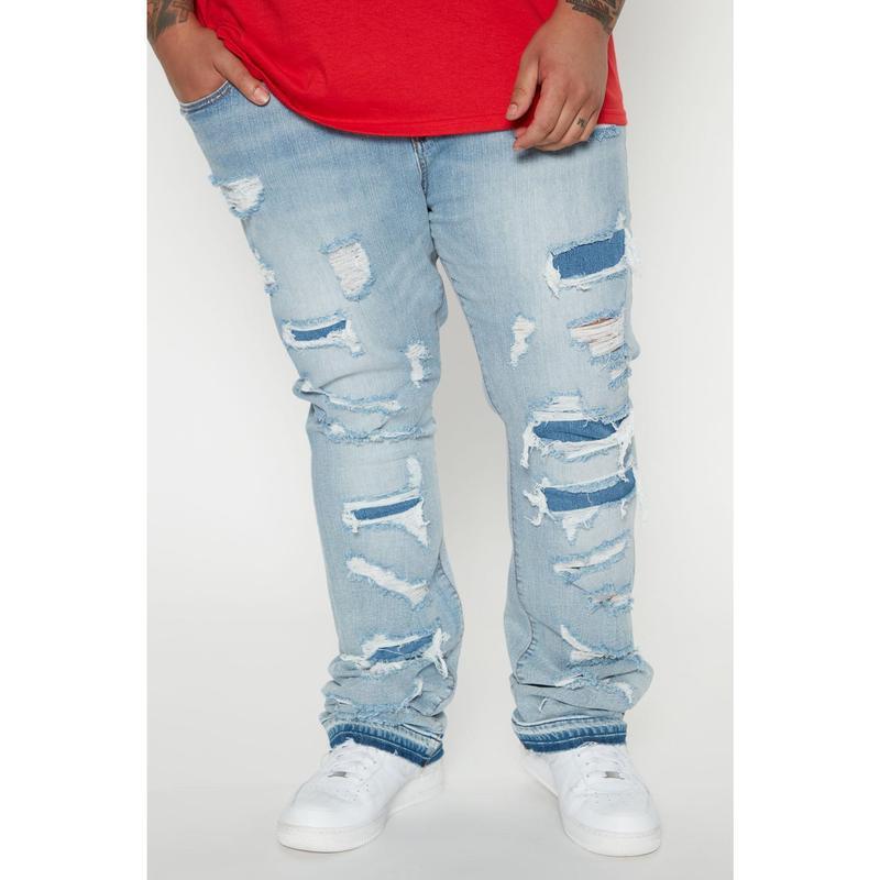 Men's ripped skinny jeans