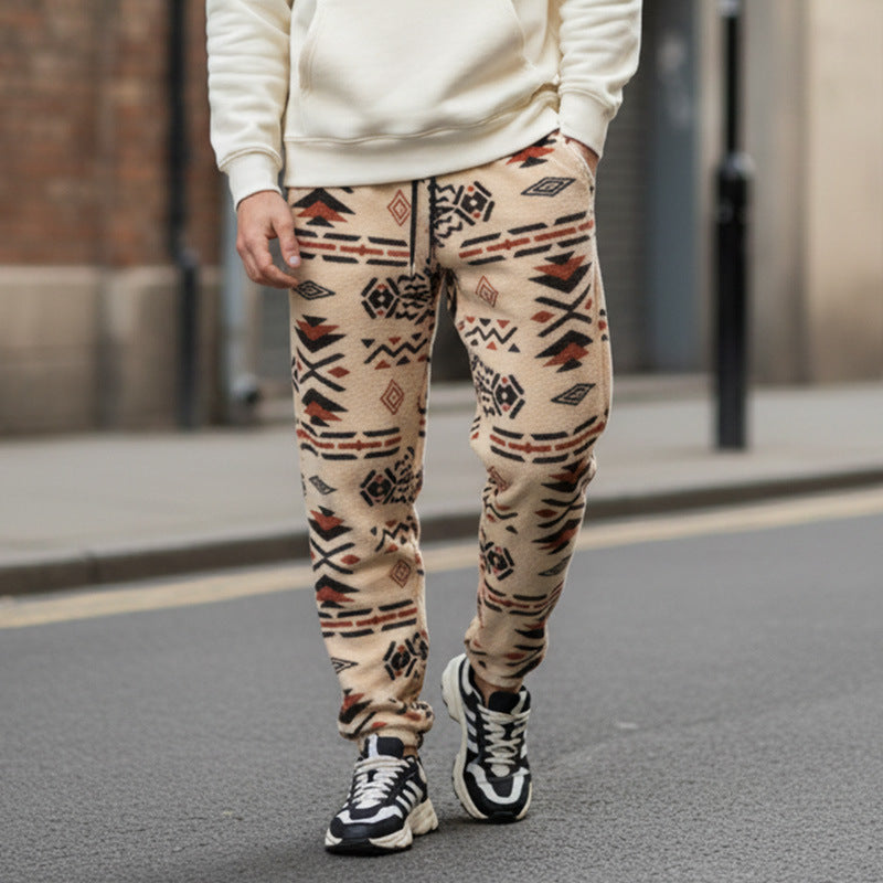 Graphic Drawstring Sweatpants