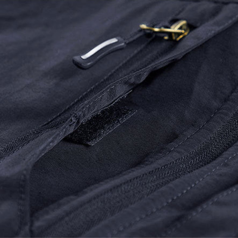 Men Fall Winter Reversible Fleece Lined Vest