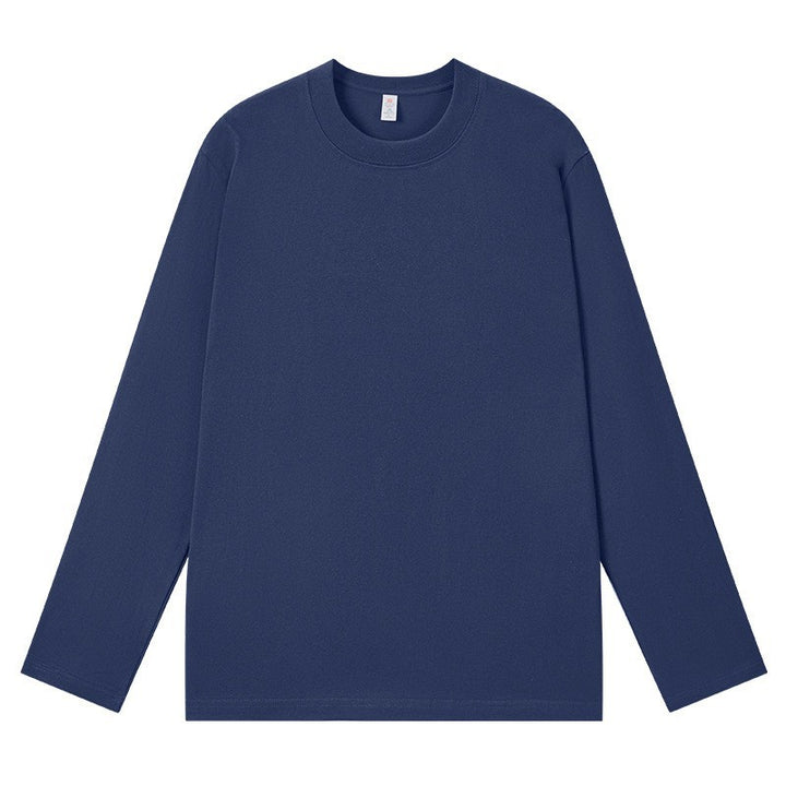 Solid color loose base layer shirt