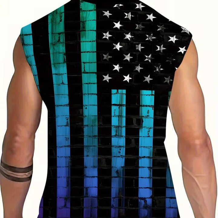 Printed Plaid Quick-Dry Fitness Tank Top