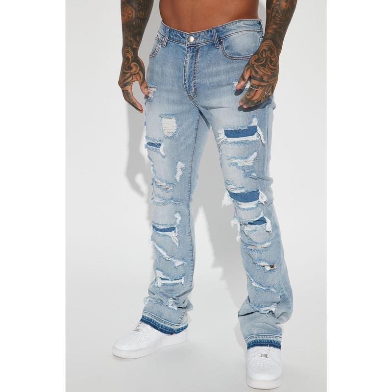 Men's ripped skinny jeans