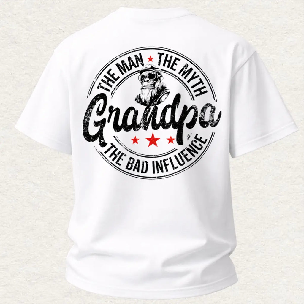The Man, The Myth, The Legend Printed Unisex Oversized T-shirt