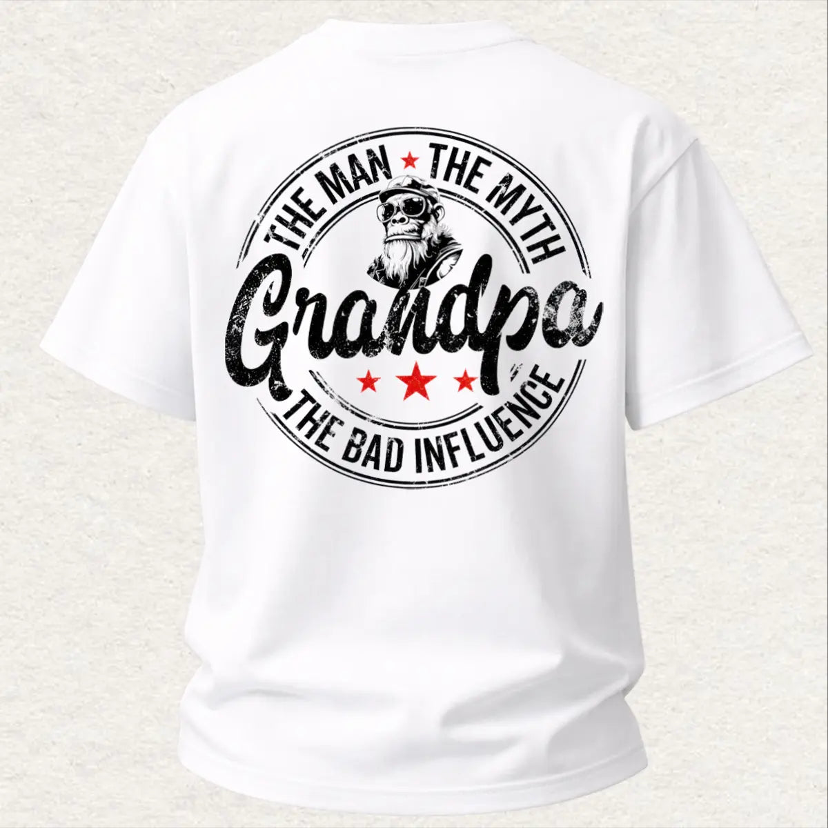 The Man, The Myth, The Legend Printed Unisex Oversized T-shirt