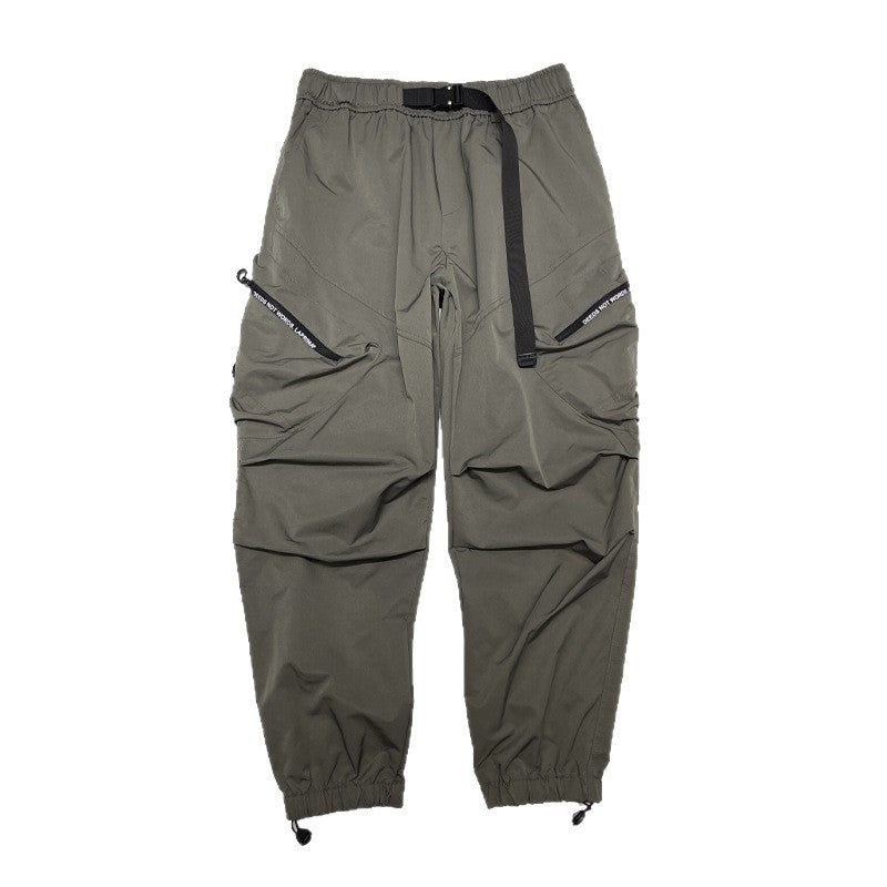 Functional Zipper Pocket Cargo Jogger Pants