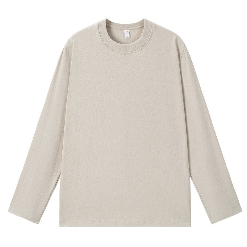 Solid color loose base layer shirt