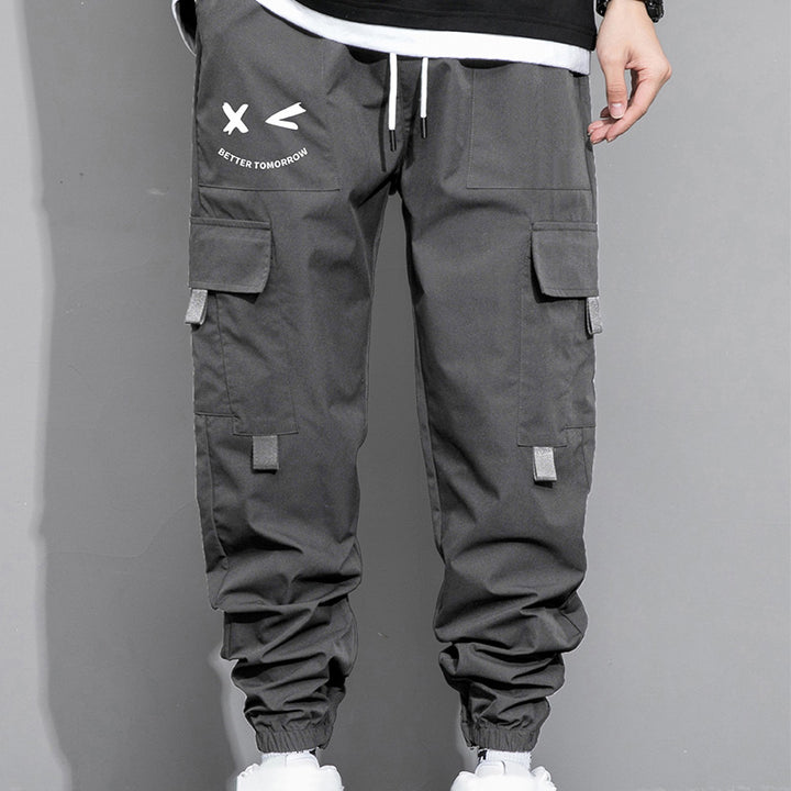 Loose-fit cargo joggers with large pockets