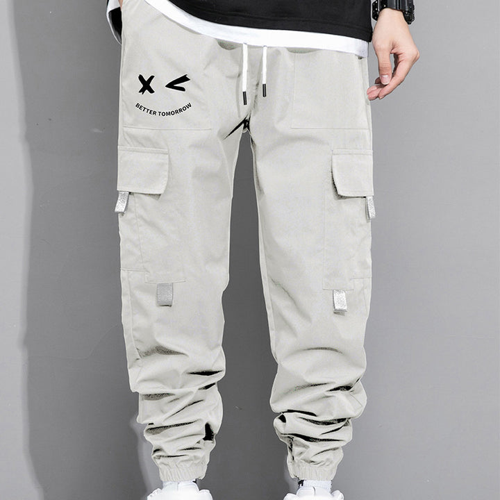 Loose-fit cargo joggers with large pockets