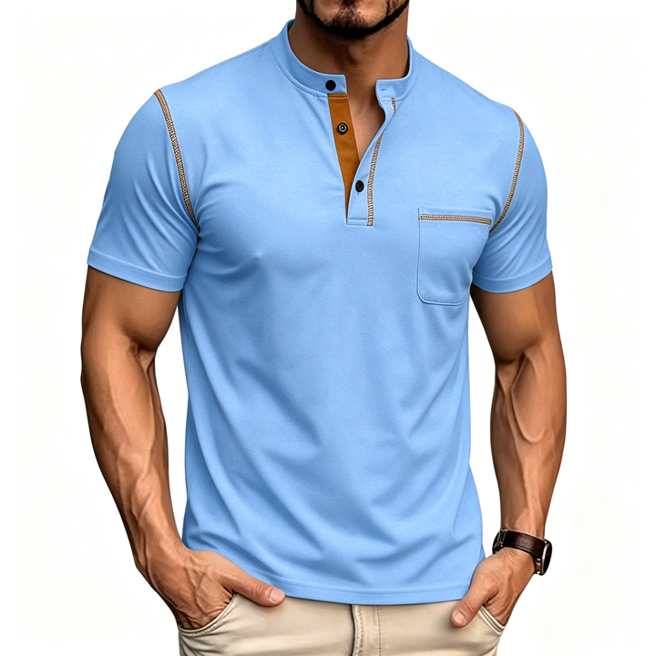 Twill breathable polo shirt