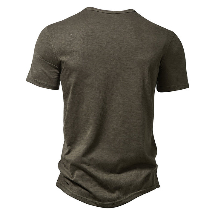 Everyday Henley Casual Short Tee