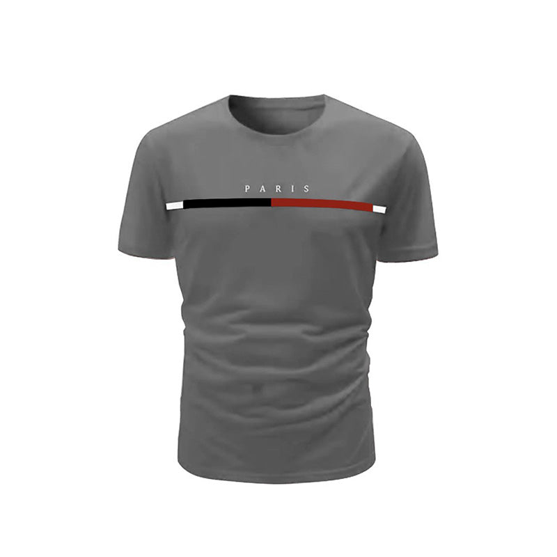3D Digital Print Crew Neck T-Shirt