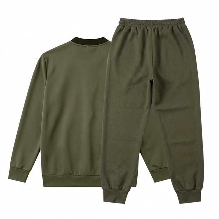 Sporty Bomber Top And Jogger Pant Set