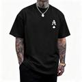 Ace Spade Graphic Men Oversized Tee