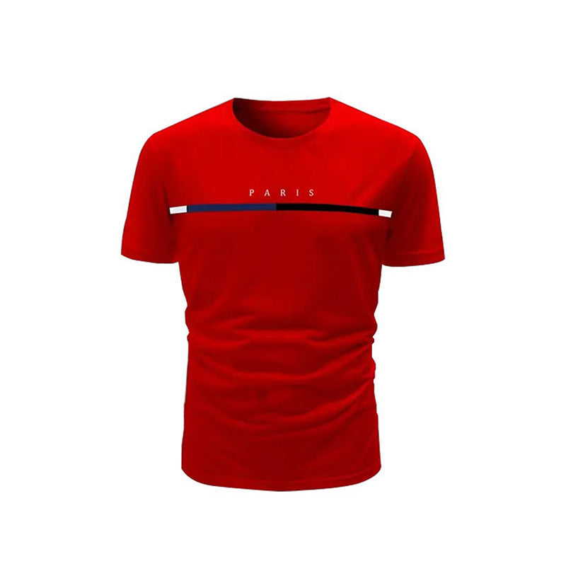 3D Digital Print Crew Neck T-Shirt