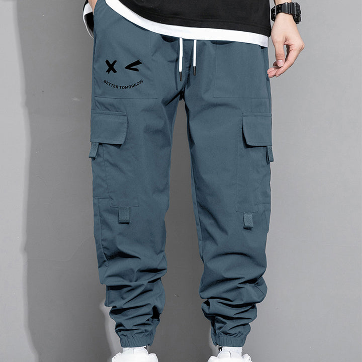 Loose-fit cargo joggers with large pockets