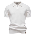 Men's Business Seagull Collar Wool Polo Shirt