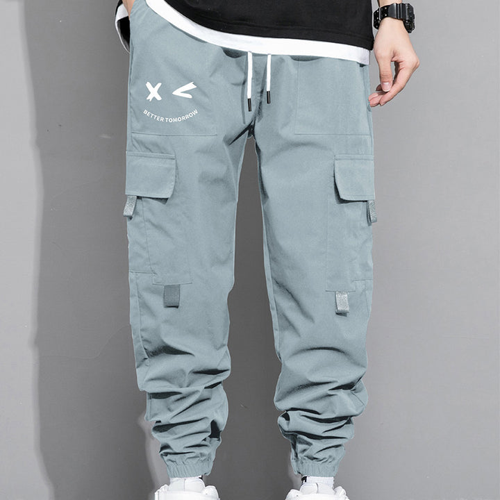 Loose-fit cargo joggers with large pockets