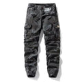 Men's Camouflage Military Cargo Pants Relaxed Fit Zipper Pockets Cotton Cargo Pants
