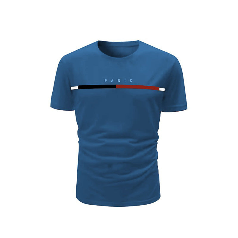 3D Digital Print Crew Neck T-Shirt