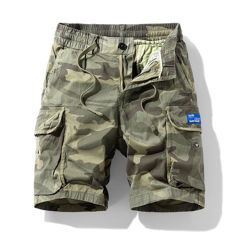 Men's Cotton Cargo Shorts for Summer