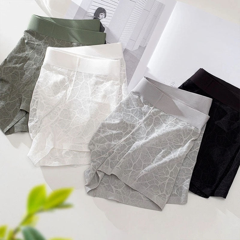 Men's lace boxer briefs