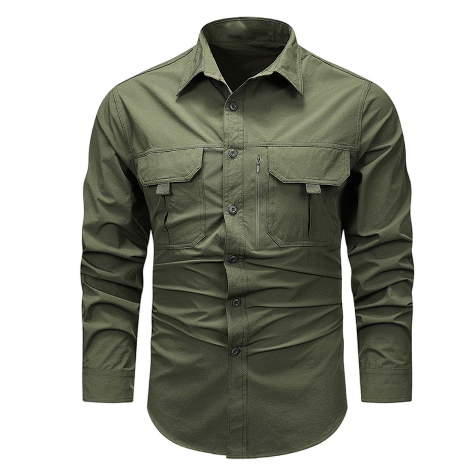 Retro workwear long and short sleeve shirt