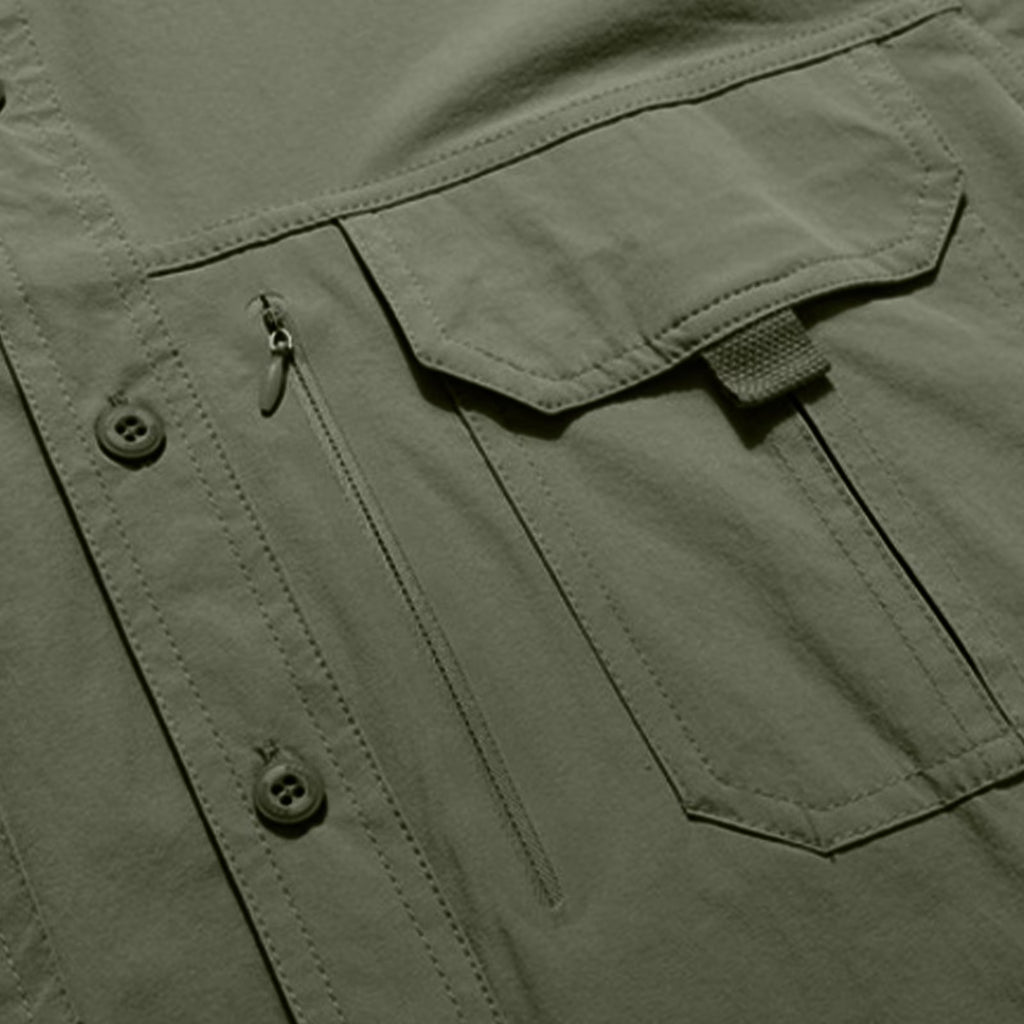 Retro workwear long and short sleeve shirt