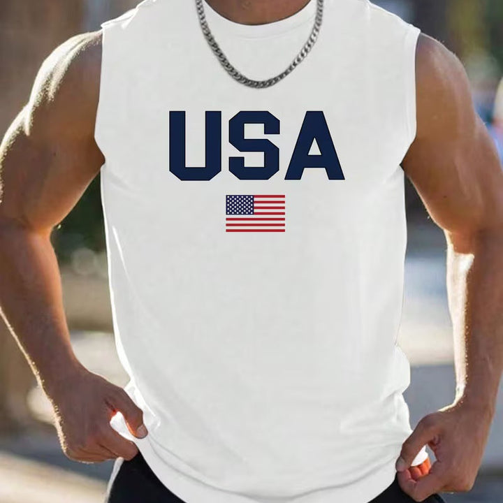 Printed Plaid Quick-Dry Fitness Tank Top