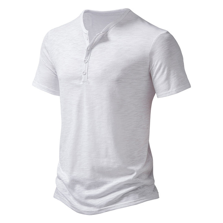 Everyday Henley Casual Short Tee