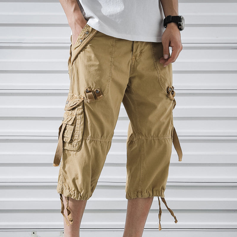 Men's Casual Cargo Capri Pants