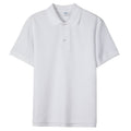Minimalist Solid-Color Short-Sleeve Polo Shirt