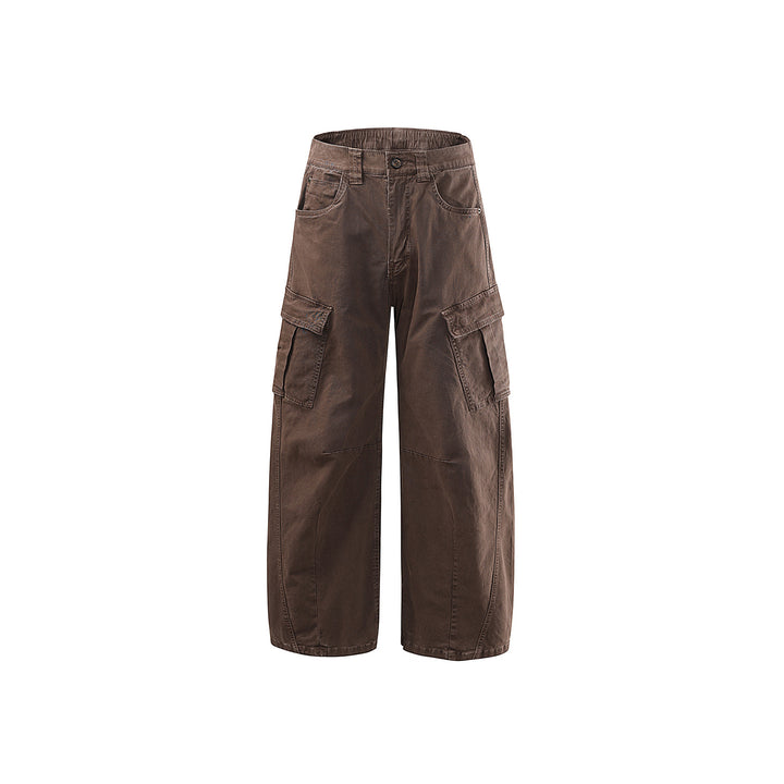 Multi Pocket Vintage Washed Cargo Pants