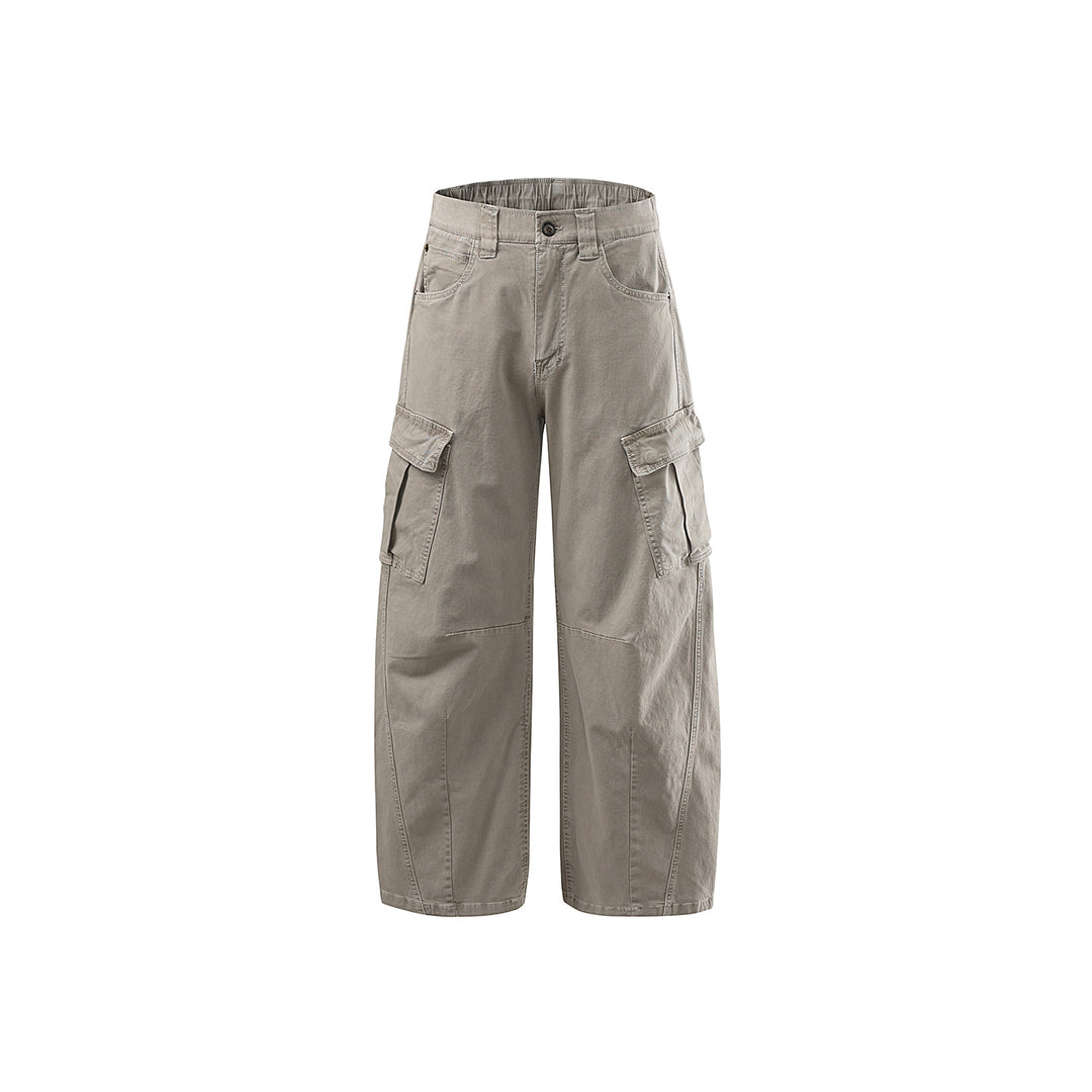 Multi Pocket Vintage Washed Cargo Pants