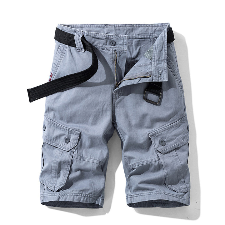 Men Cargo Utility Shorts (Belt included)