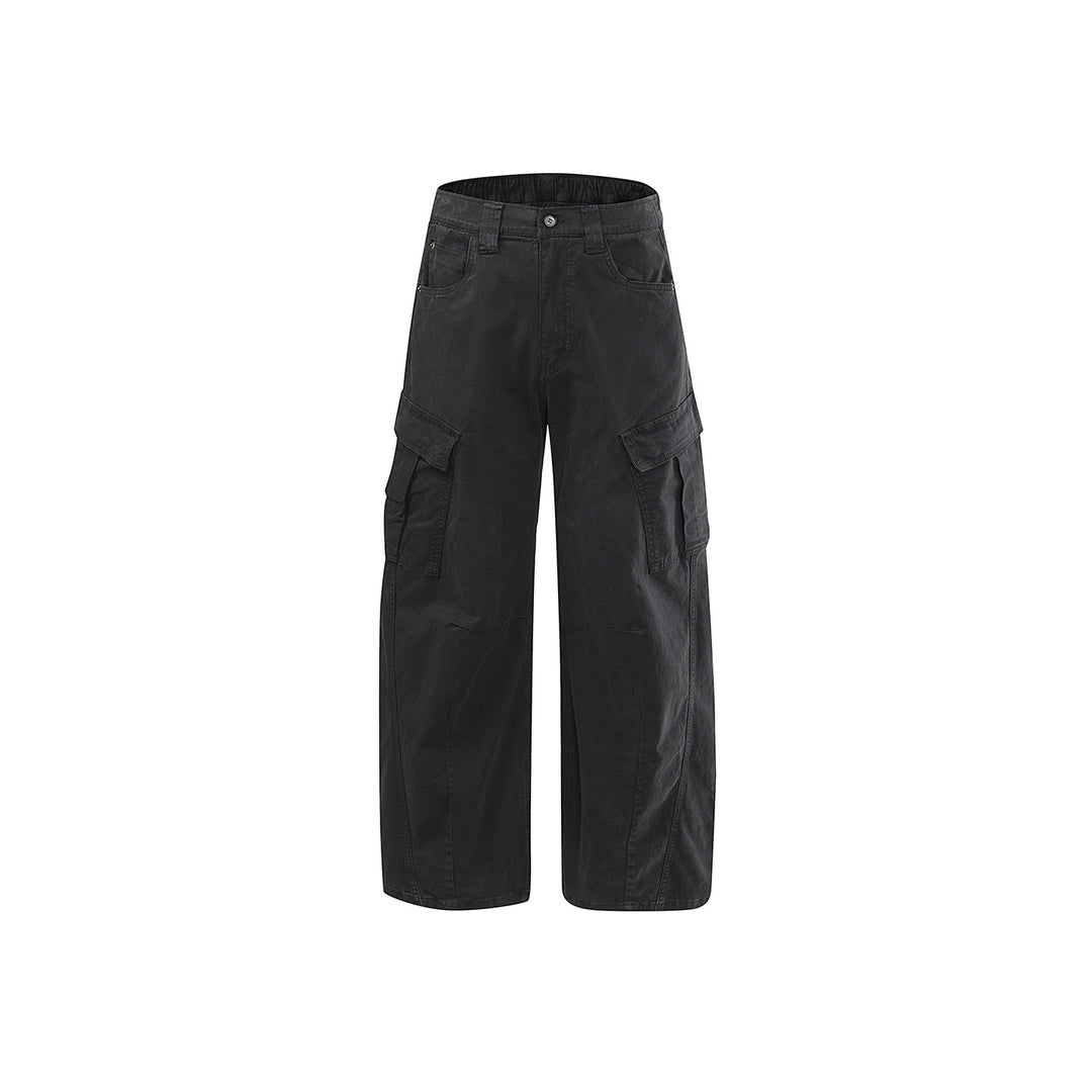 Multi Pocket Vintage Washed Cargo Pants