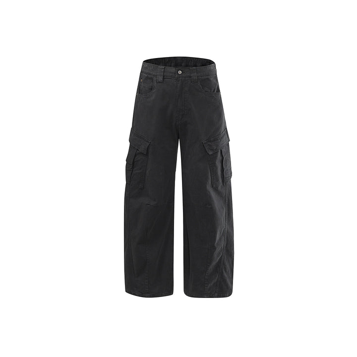 Multi Pocket Vintage Washed Cargo Pants