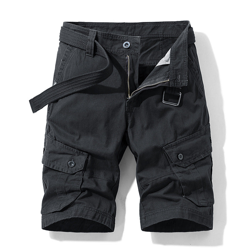 Men Cargo Utility Shorts (Belt included)