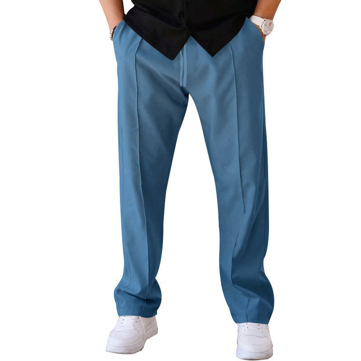 Drawstring Waist Straight Leg Casual Sweatpants