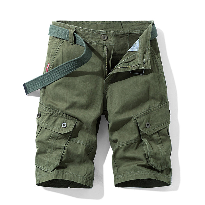 Men Cargo Utility Shorts (Belt included)