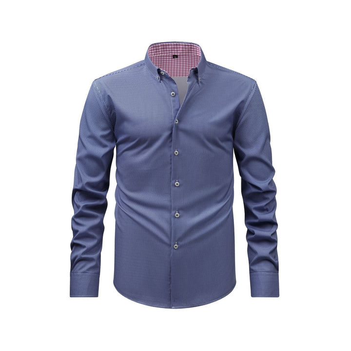 Men Striped Gingham Button Down Shirt