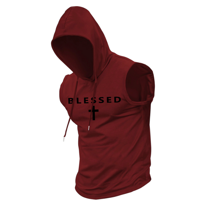 Men Hooded Tank Top