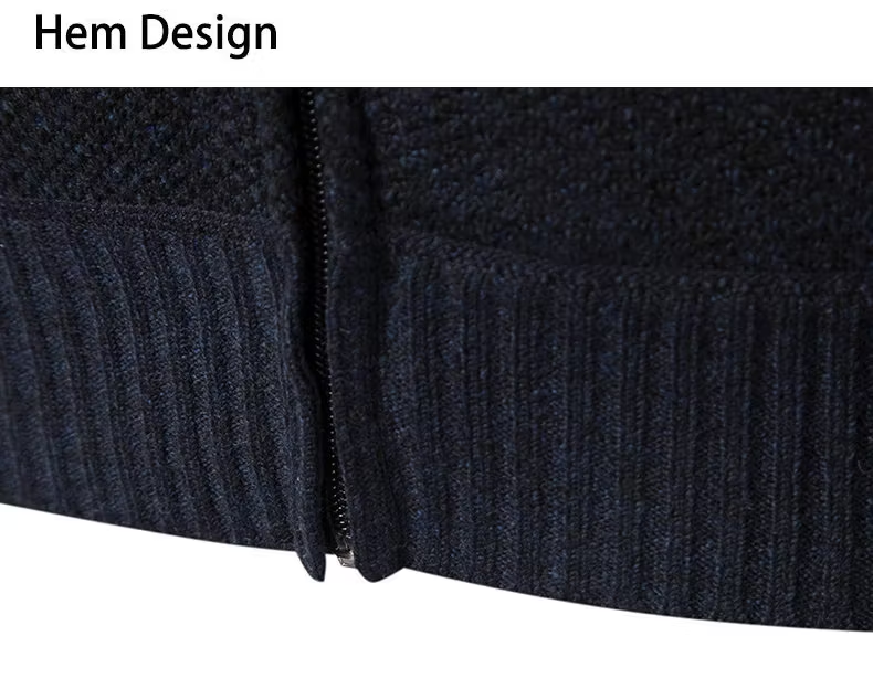 Men's Knitted Color Block Cardigan Jacket
