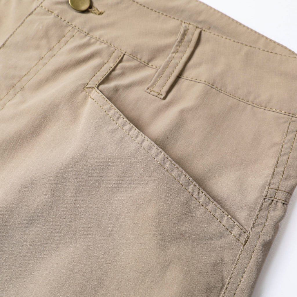 Men's Big & Tall Hiking Cargo Shorts – Zippered Pockets, Breathable & Casual, Elastic Waistband